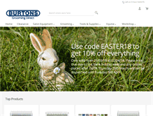 Tablet Screenshot of burtonsgrooming.com